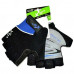 Вело перчатки X17 XGL-511BL сине-черные, L