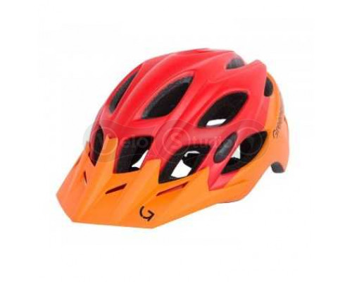 Шлем Green Cycle Enduro оранжево-красный матовый
