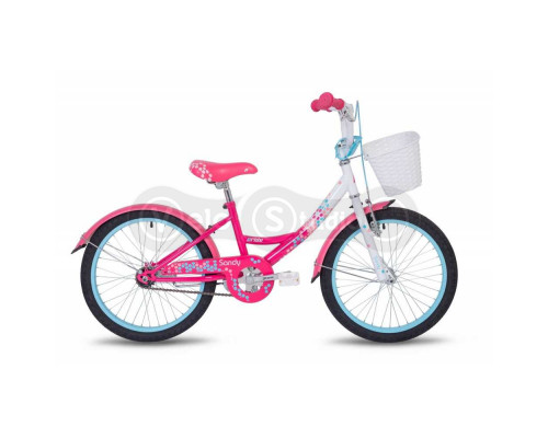 Велосипед 20 Pride Sandy белый/малиновый/розовый