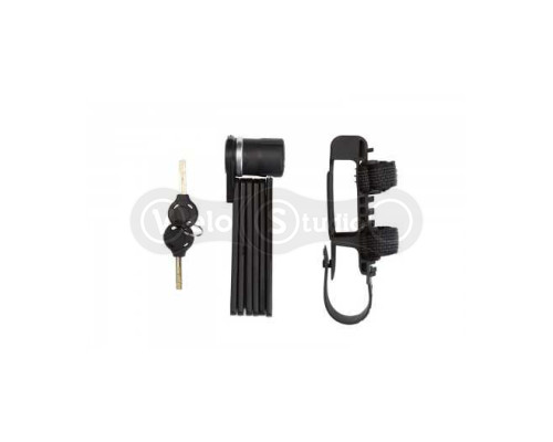 Замок Green Cycle складаний із сталевих пластин, довжина 69 см з кріпленням