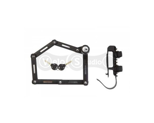 Замок Green Cycle складаний із сталевих пластин, довжина 69 см з кріпленням