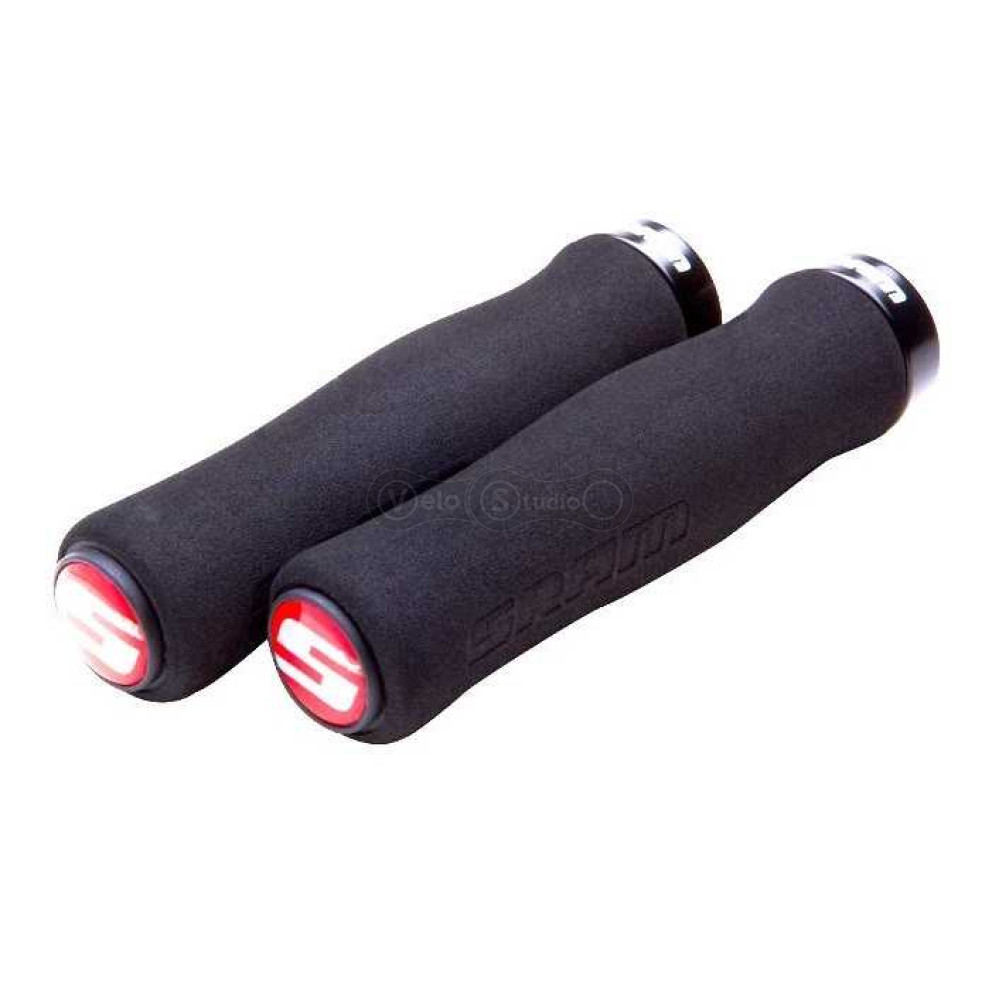 Грипсы SRAM LOCKING Contour Foam чёрные с чёрным замком