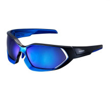 Очки Shimano S51-X черно - синие со сменными линзами