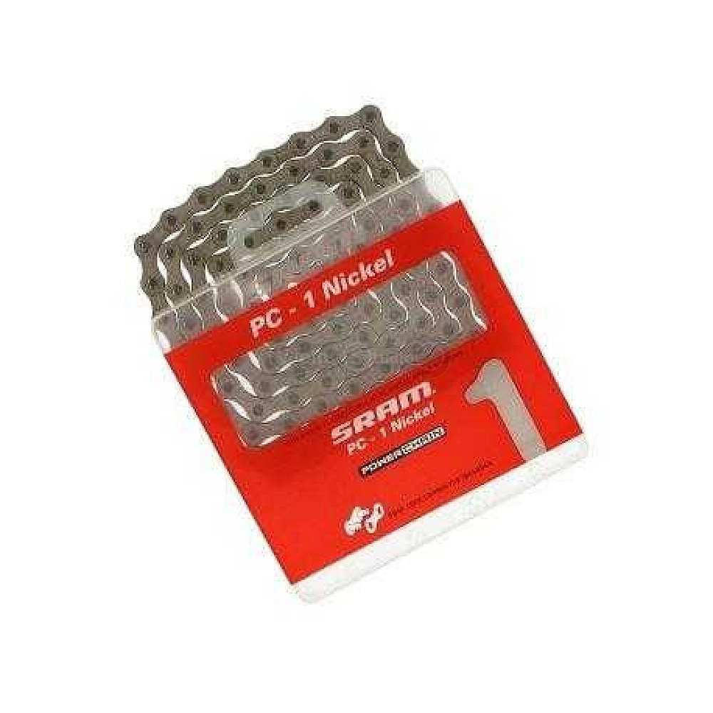 Цепь Sram PC 1 Nickel Single Speed односкоростная