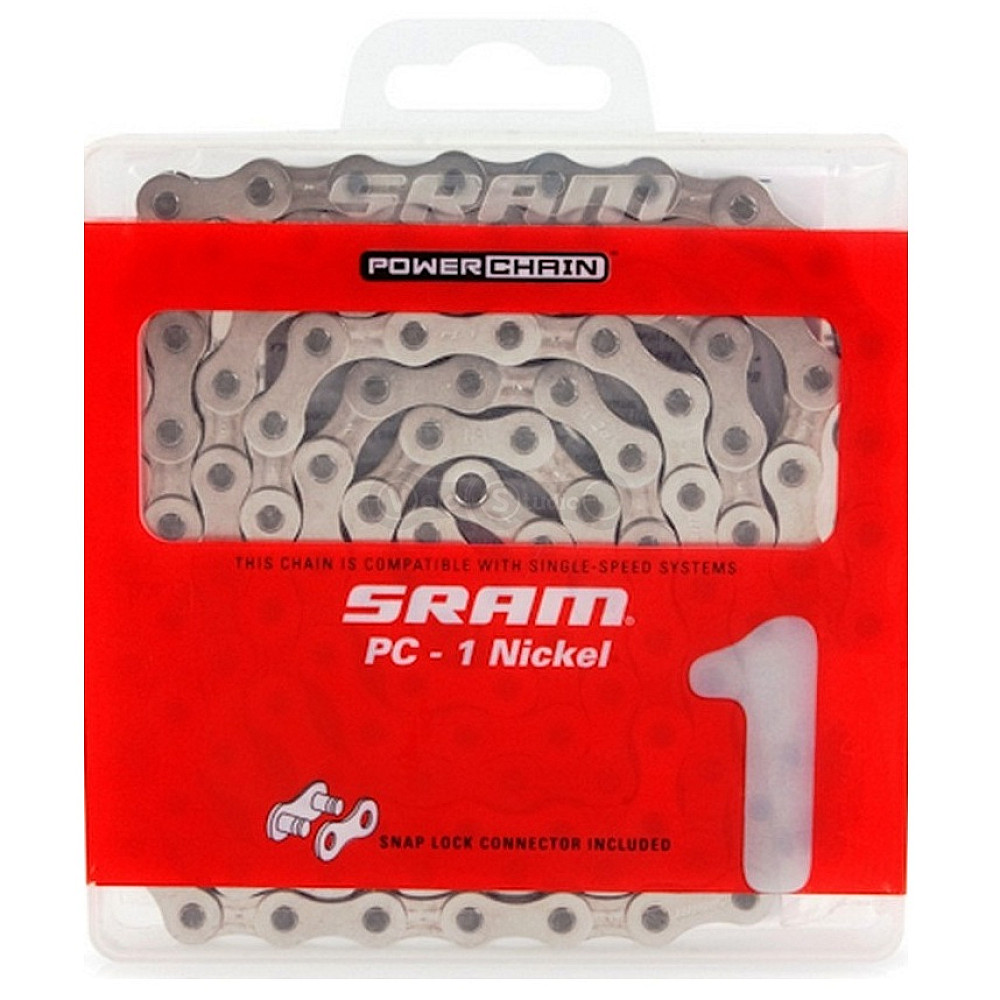 Цепь Sram PC 1 Nickel Single Speed односкоростная