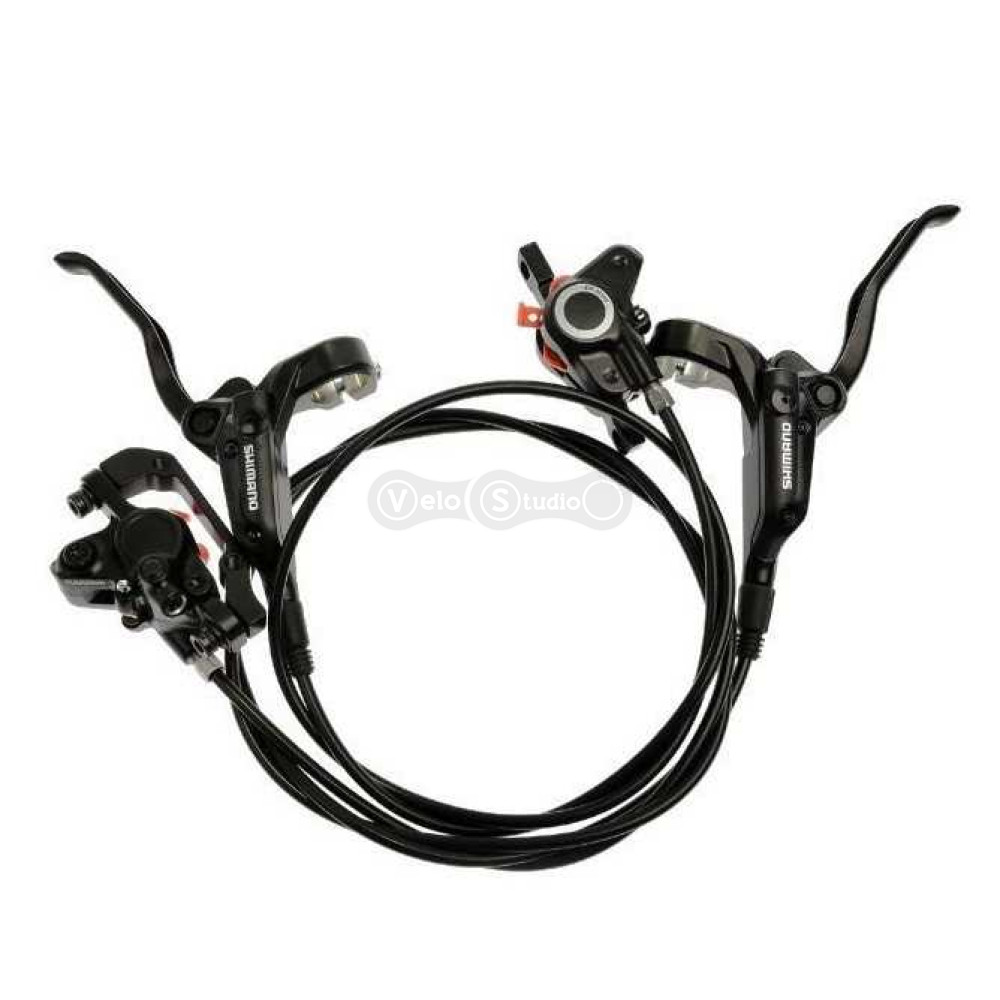 Комплект тормозов Shimano BL-M396+BR-M396 (перед+зад) чёрный