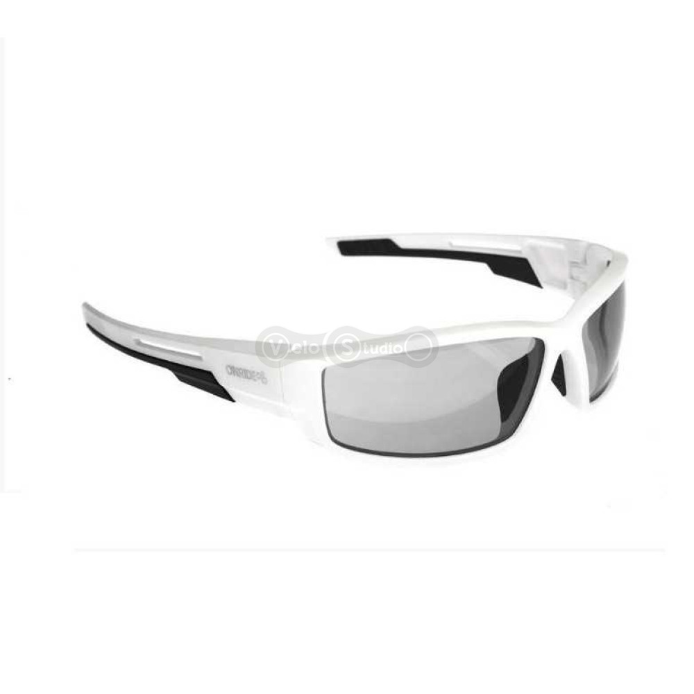 Очки Onride Point белые матовые UV400 дымчатые линзы