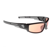 Очки Onride Point чёрные матовые UV400 линзы Orange (51%)