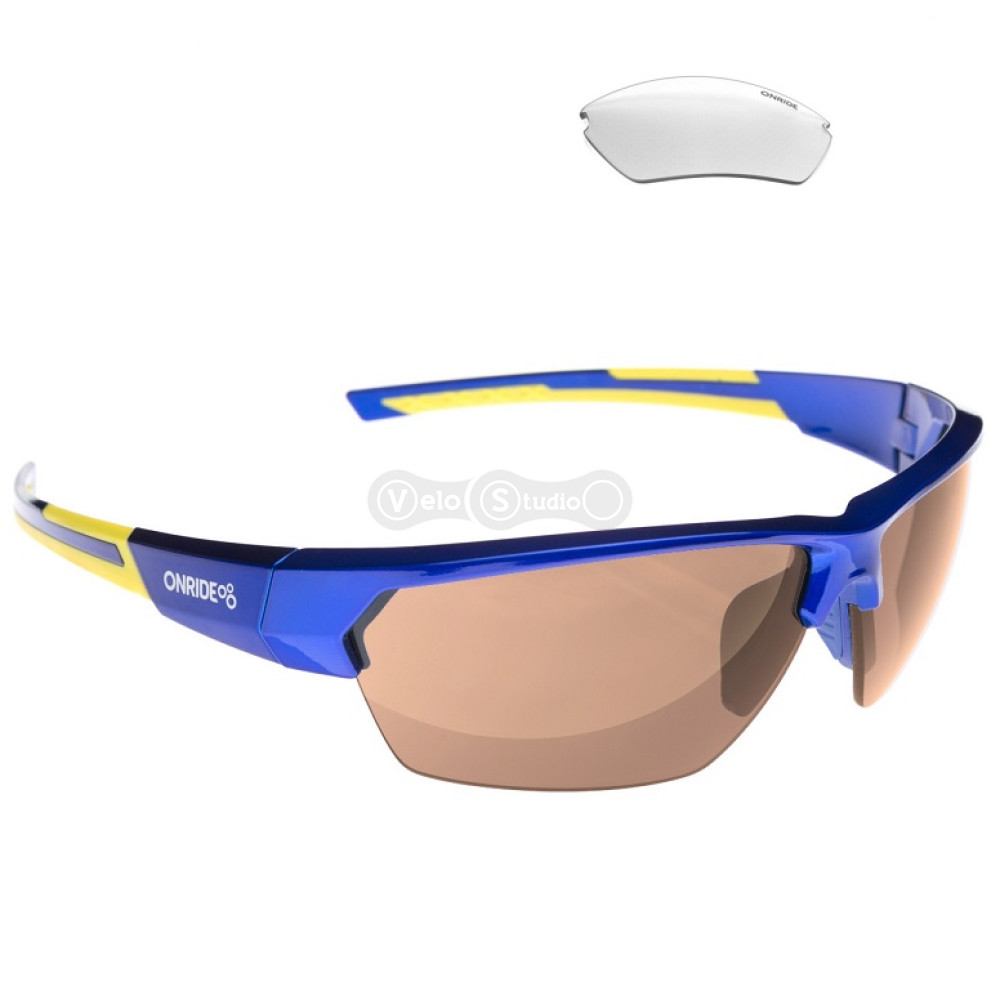 Очки Onride Spok синие, сменные линзы UV400