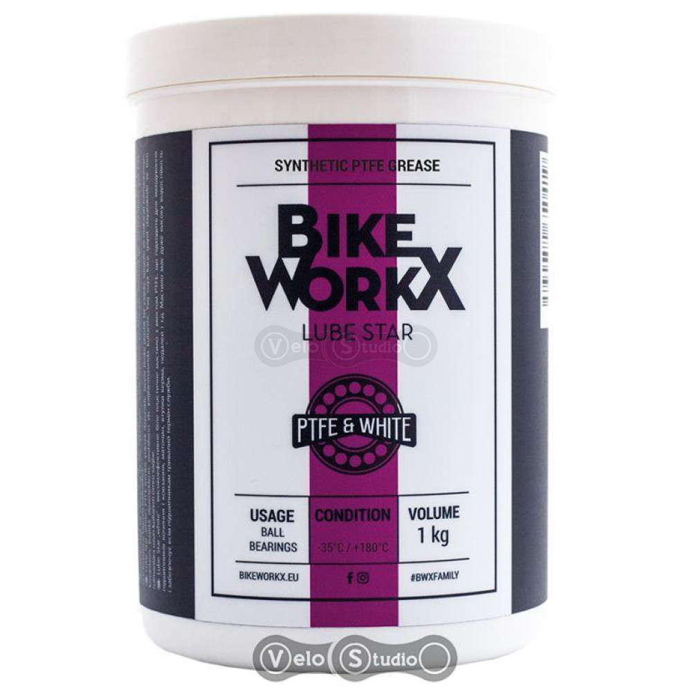 Густе мастило BikeWorkX Lube Star White 1000 грам
