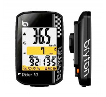 GPS комп'ютер Bryton Rider 10 E чорний 29 функцій