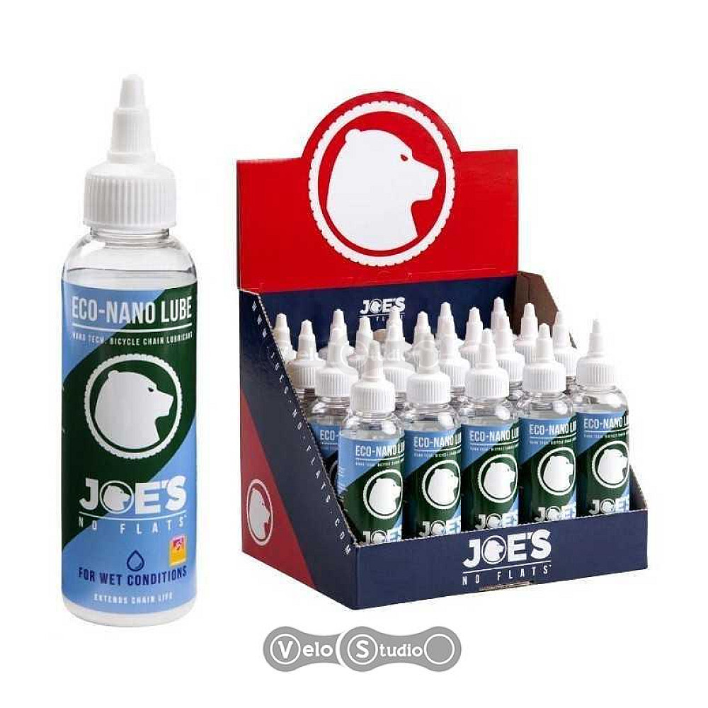 Смазка для цепи Joe's Eco-Nano Lube Wet 125 мл для влажной погоды