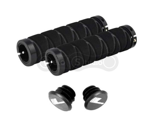 Грипсы Longus WRUB черные с замками