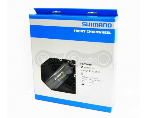 Шатуны Shimano FC-T4010 Alivio, OCTALINK 175 мм, 44x32x22, черные