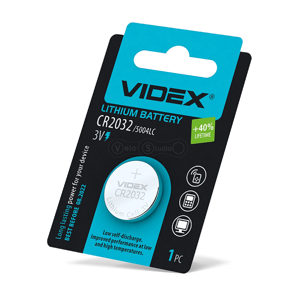 Батарейка Videx CR2032 Lithium 3V