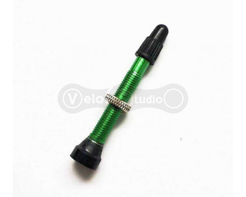 Безкамерний ніпель SILCA Presta 42 мм алюмінієвий зелений