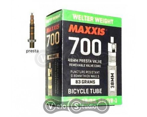 Камера Maxxis Welter Weight 700x18/25C FV 48 мм