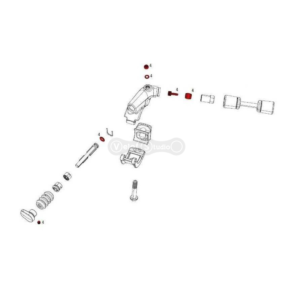 Ремонтный набор для Rock Shox XLoc Monarch XX - 11.4318.001.000