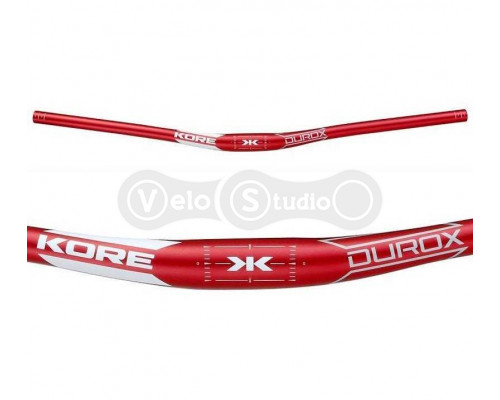 Руль KORE Durox 780 мм подъем 20 мм красный