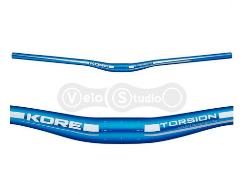 Руль KORE Torsion 800 мм подъем 20 мм синий