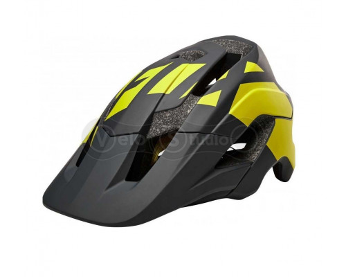 Шлем Fox Metah Thresh чёрный жёлтый матовый