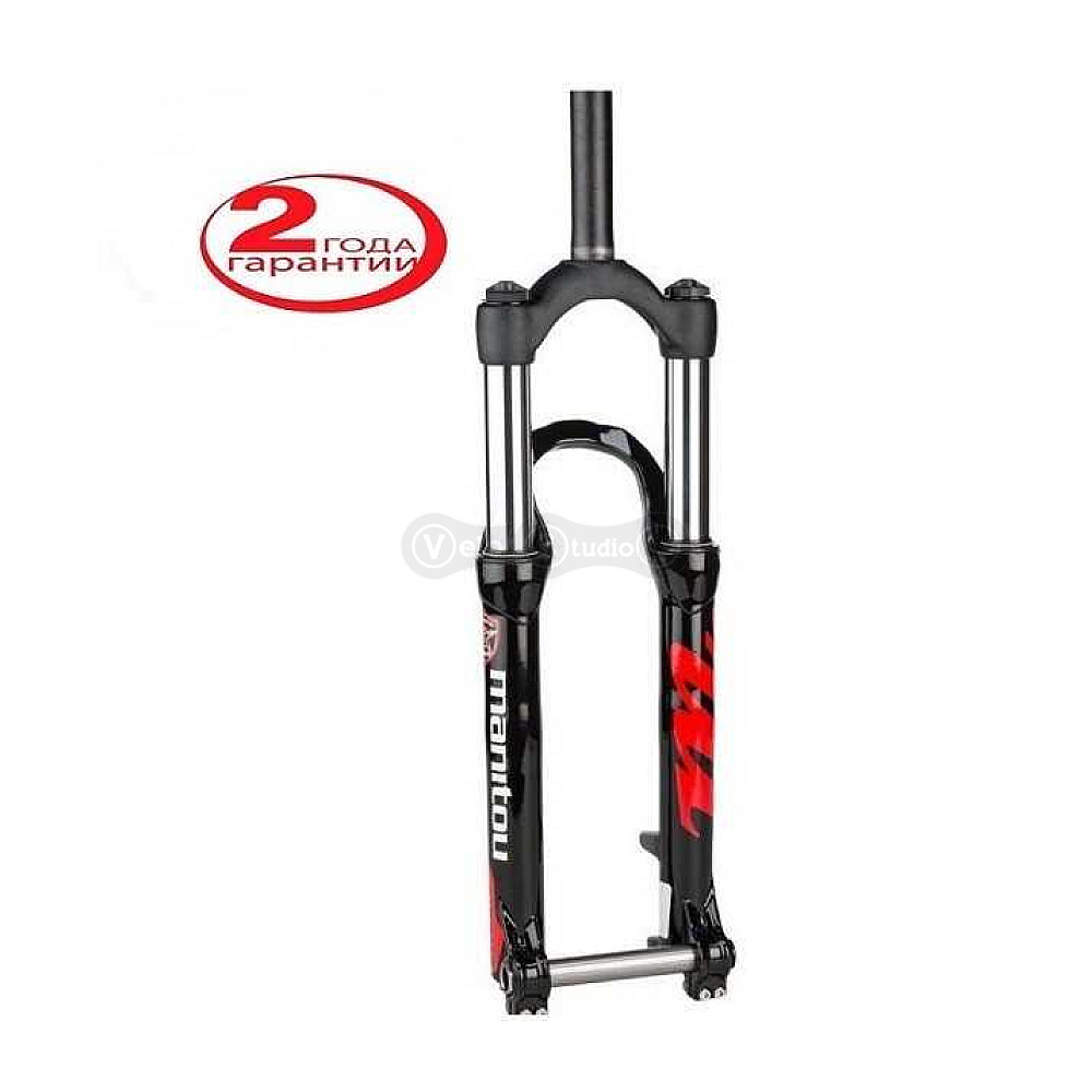 Вилка Manitou Circus Comp 100 мм ход ось 20 мм чёрная