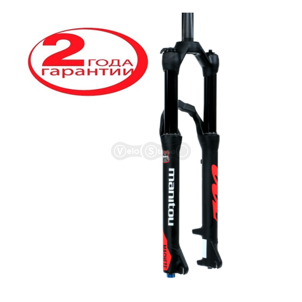 Вилка Manitou MACHETE COMP 29 120 мм чорна, пружина повітряна