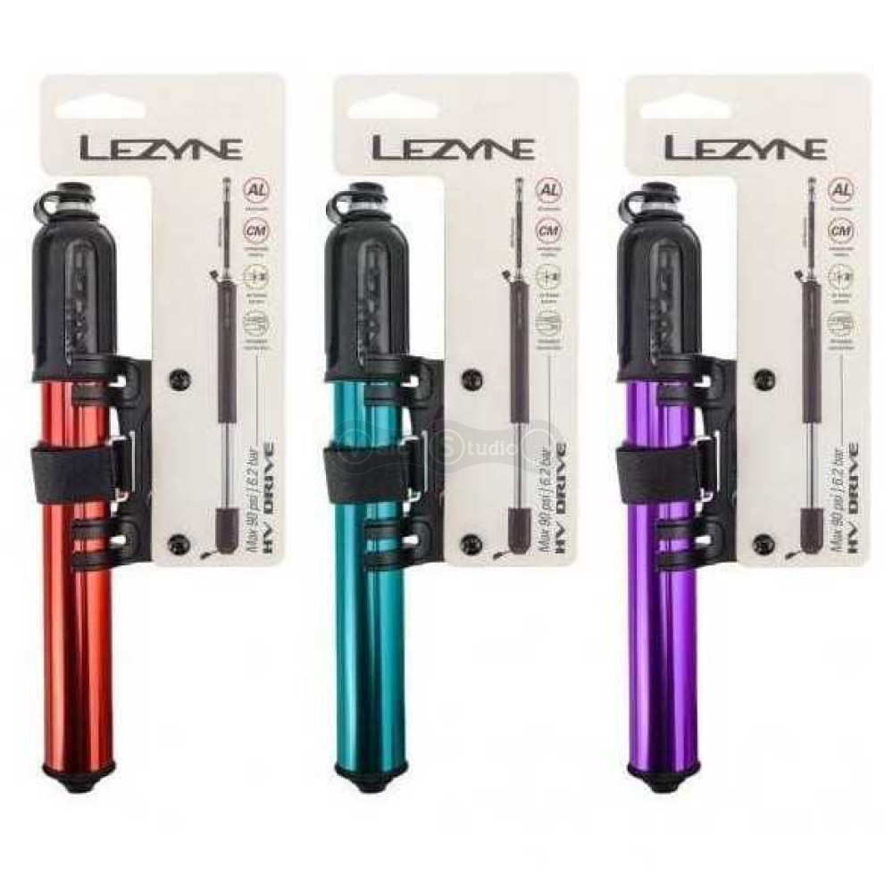 Велонасос Lezyne HP Drive 120 psi S-170 мм чорний