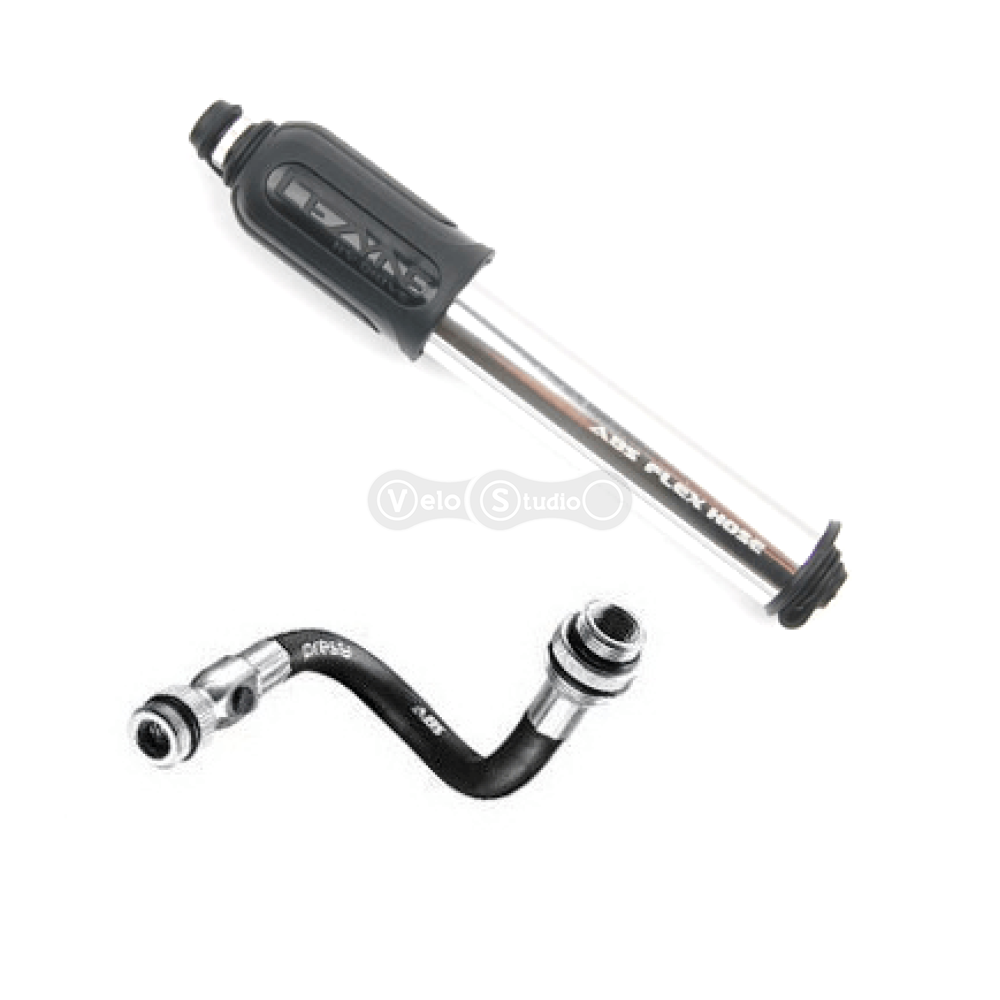 Ручной насос Lezyne HV Drive 90 psi - S 170 мм серебристый