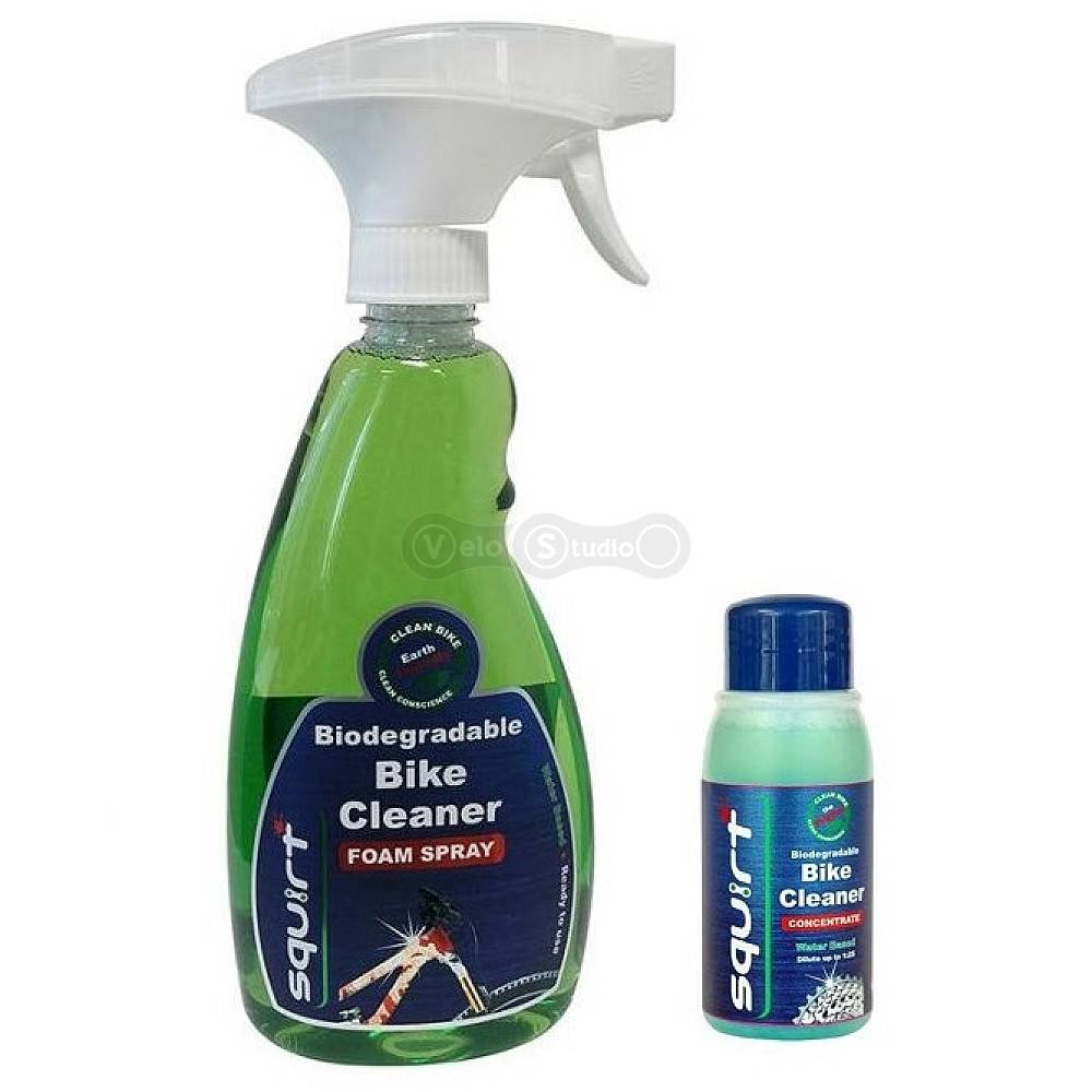 Очиститель Squirt Bike Cleaner FOAM Spray 750 мл + 60 мл концентрат