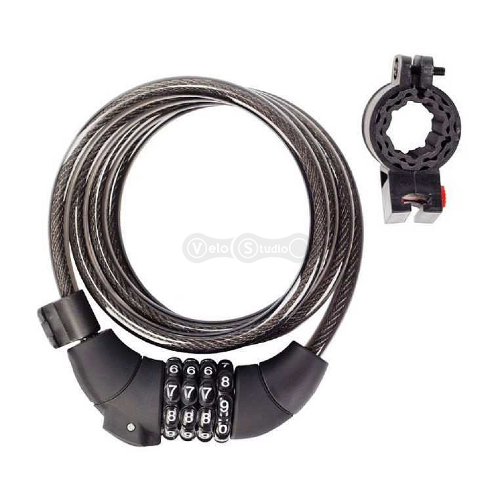 Замок Green Cycle 10x1500 кодовый с подсветкой и креплением