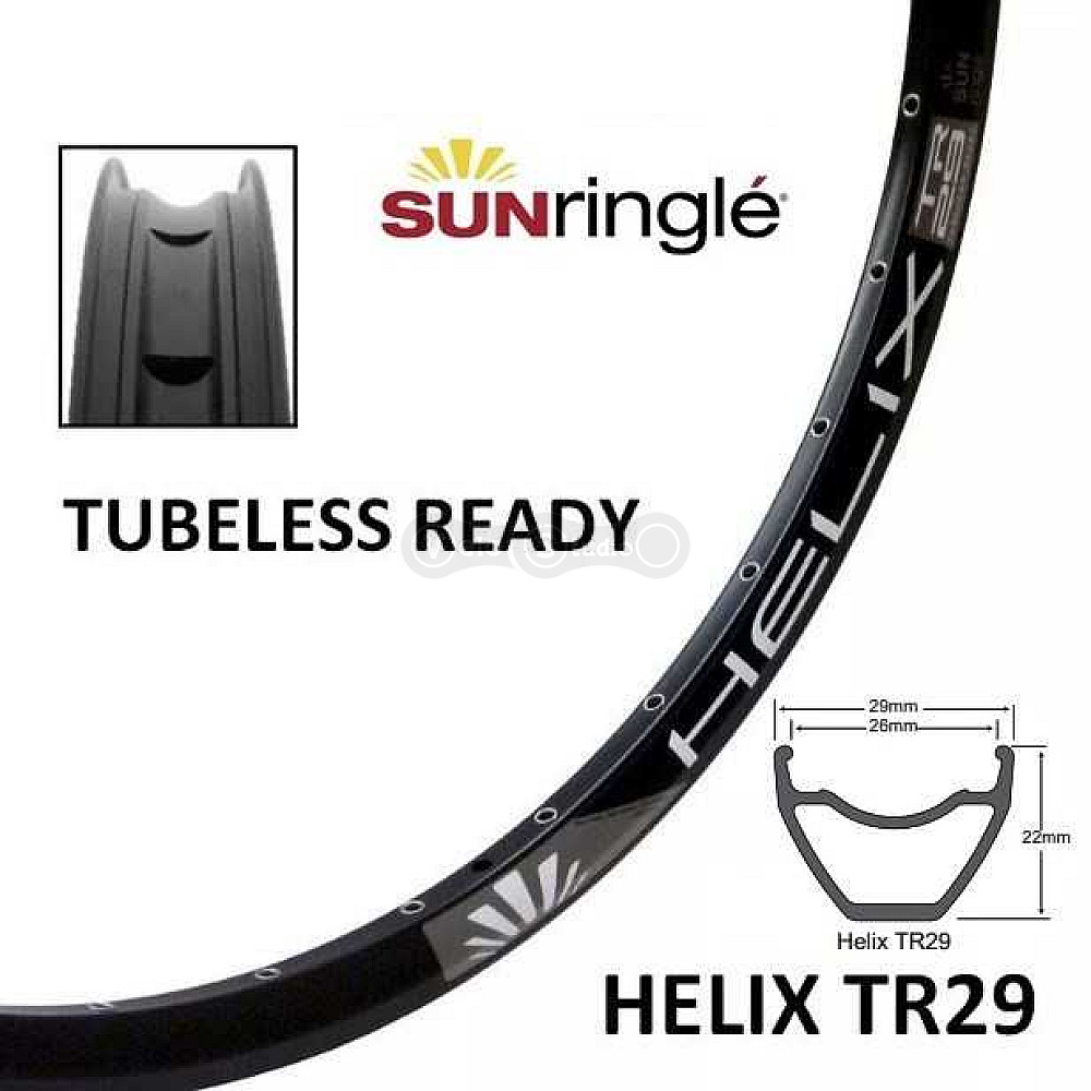 Обід Sun Ringle Helix TR 29 27,5 дюймів 32 спиці