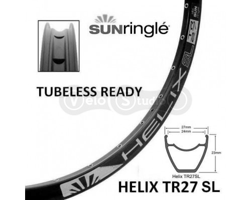 Обод Sun Ringle Helix TR 27 SL 27,5 дюймов 32 спицы