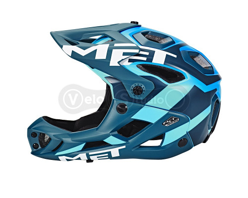 Шлем MET Parachute сине-чёрный M (54-58 см)