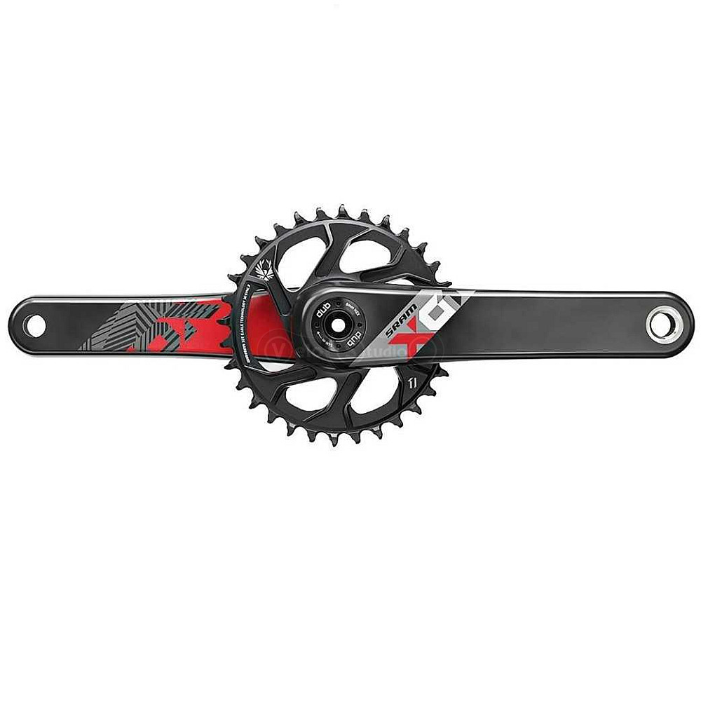 Шатуны Sram X01 EAGLE DUB 175 RED DM 32T карбон