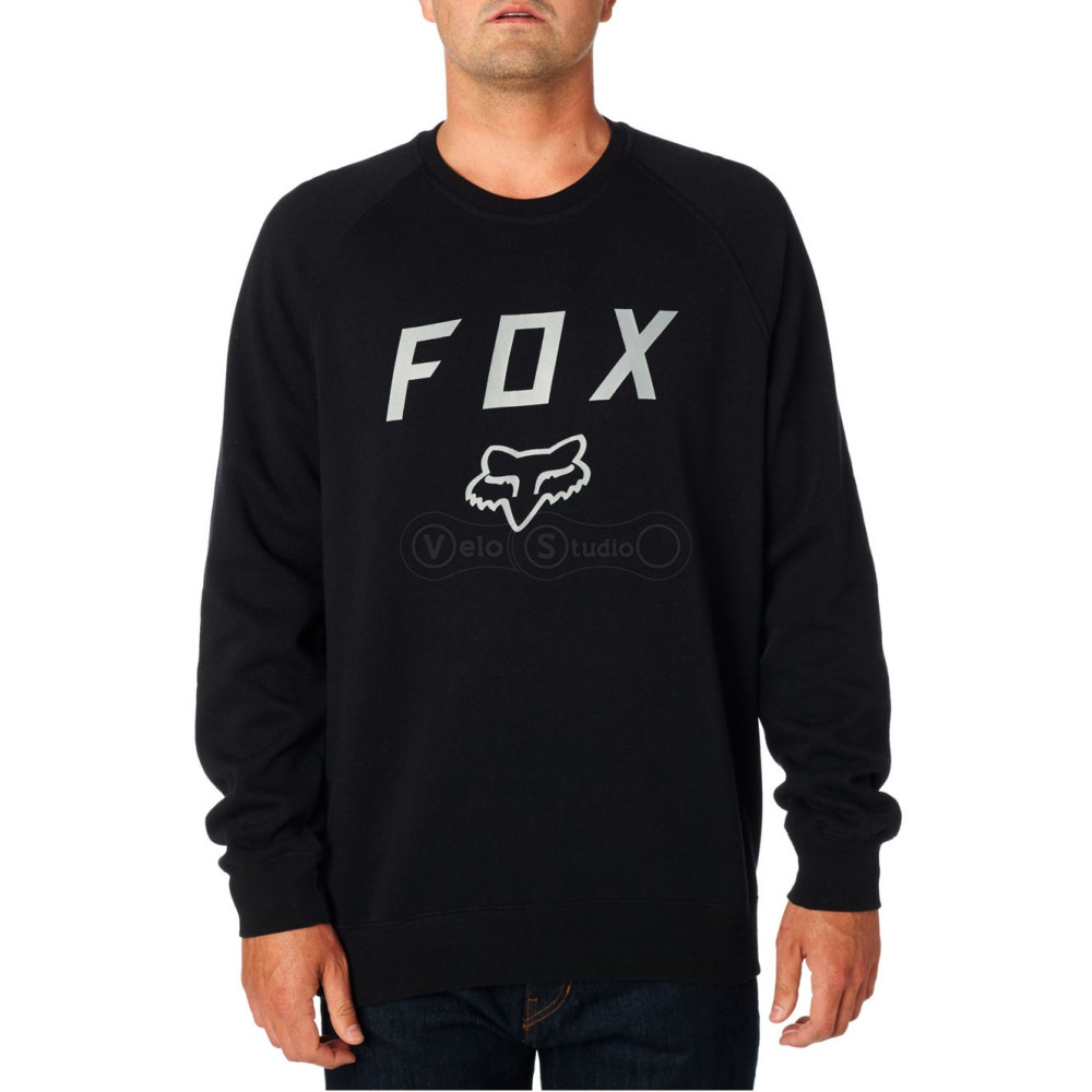 Толстовка FOX Legacy Crew Fleece чёрная размер L