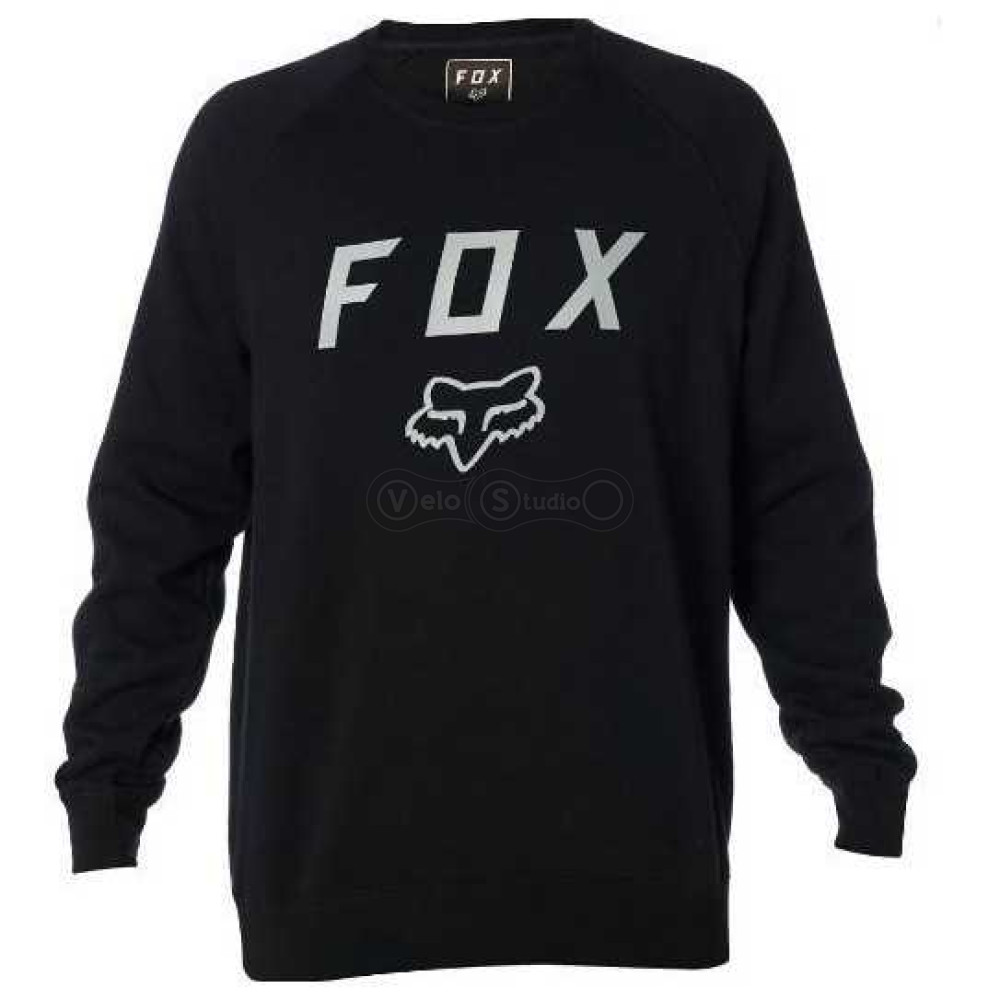 Толстовка FOX Legacy Crew Fleece чёрная размер L