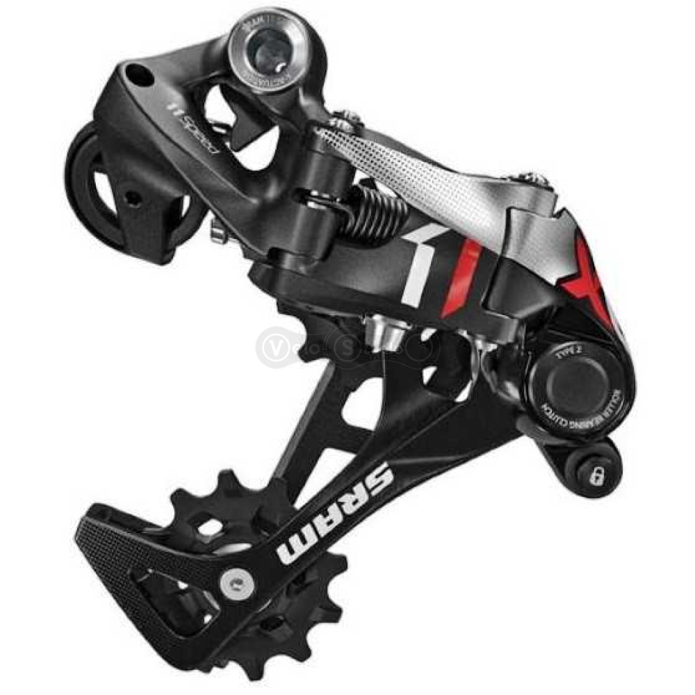 Задний переключатель Sram X01 Red TYPE 2.1 X-HORIZON 11 скоростей