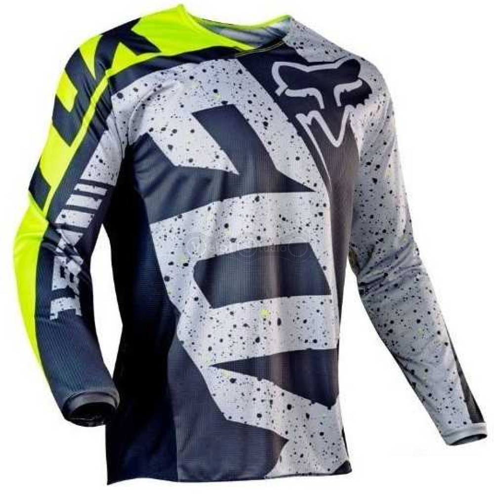 Джерсі FOX 180 NIRV Jersey сірий-лайм