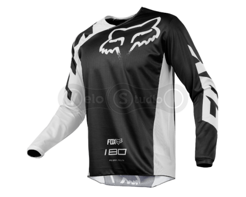 Джерси FOX 180 RACE Jersey чёрная-белая размер XL