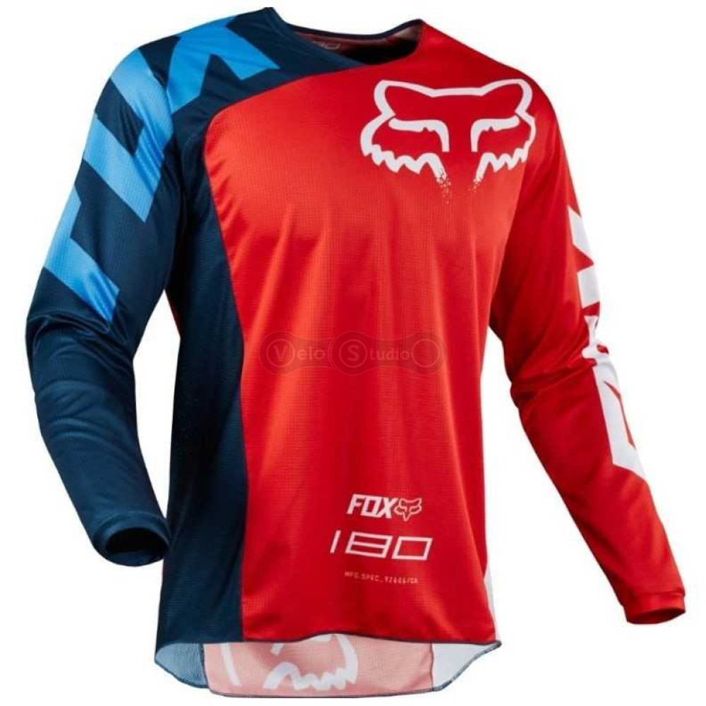 Джерси FOX 180 RACE Jersey красно-синяя
