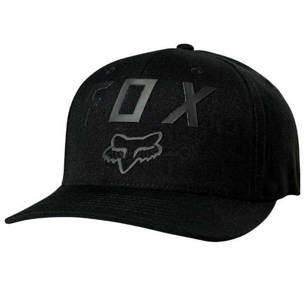 Кепка FOX NUMBER 2 FLEXFIT HAT чорна
