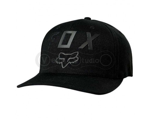 Кепка FOX NUMBER 2 FLEXFIT HAT чёрная