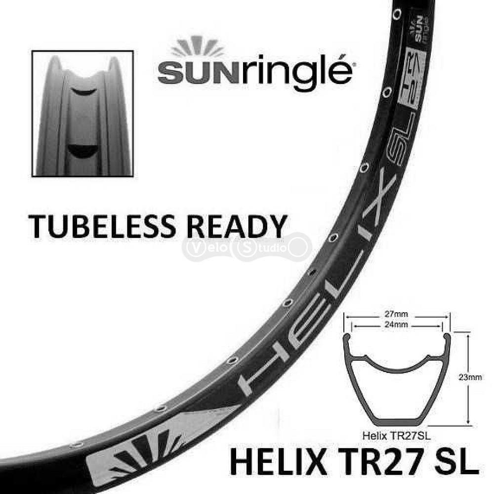Обод Sun Ringle Helix TR 27 SL 27,5 дюймов 28 спиц