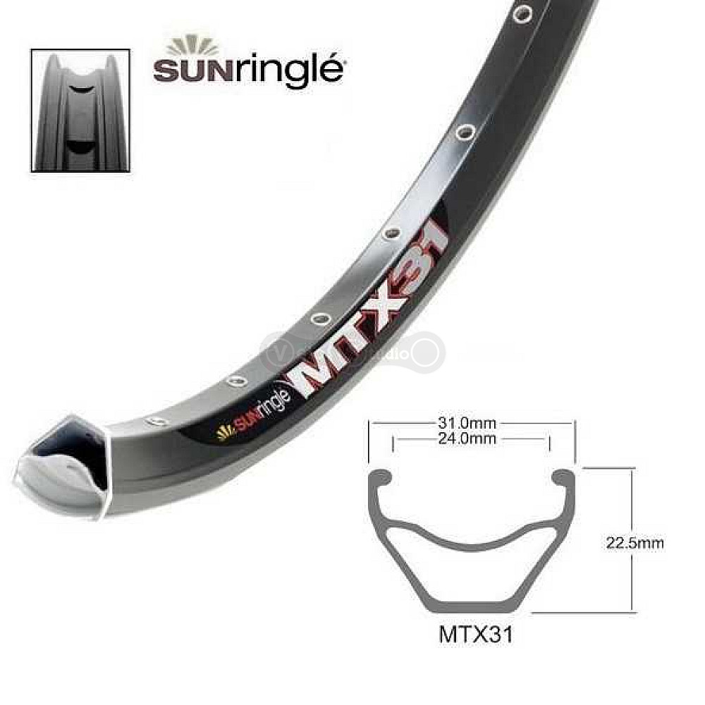 Обід Sun Ringle MTX31 26 дюймів 32 спиці