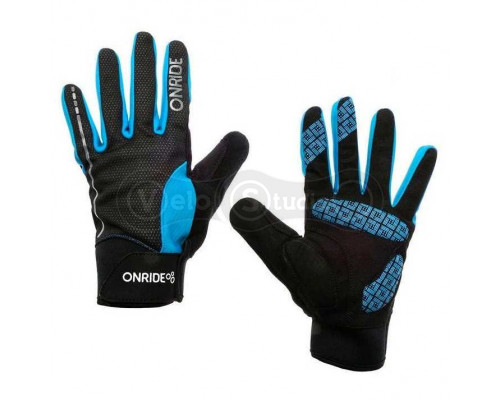 Перчатки ONRIDE Pleasure зимние черно-синие