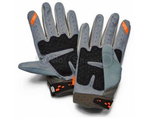 Перчатки Ride 100% AIRMATIC Glove серо-оранжевые
