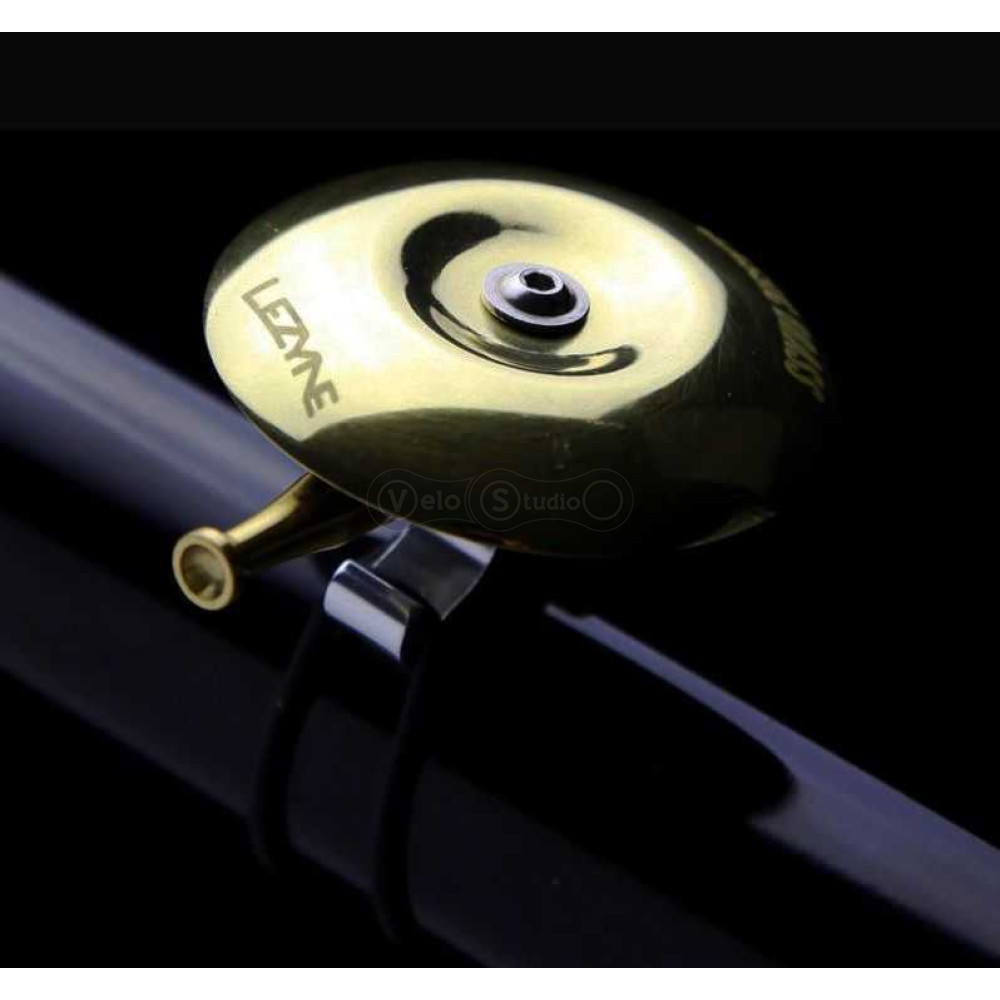 Велосипедный звонок Lezyne Classic Shallow Brass Black