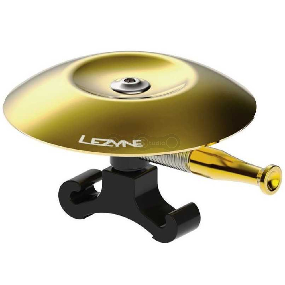 Велосипедный звонок Lezyne Classic Shallow Brass Black
