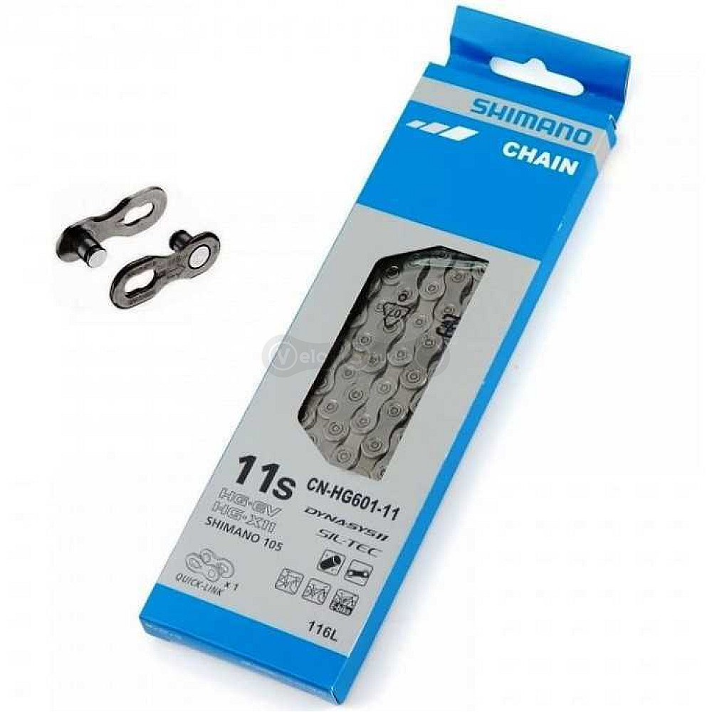 Цепь Shimano CN-HG601 SIL-TEC QUICK LINK 11 скоростей